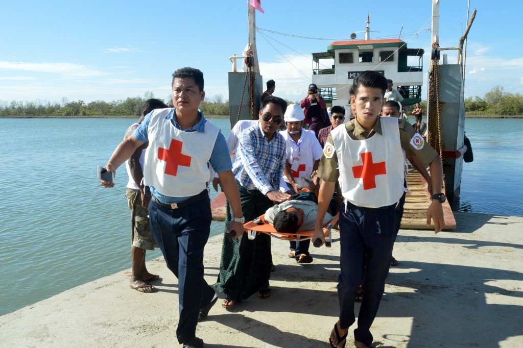 Myanmar's army said it shot dead six detainees in a village school on May 2 while holding 275 men on suspicion of being Rakhine rebels, as fears over military impunity grow in the escalating fighting (STR / AFP).