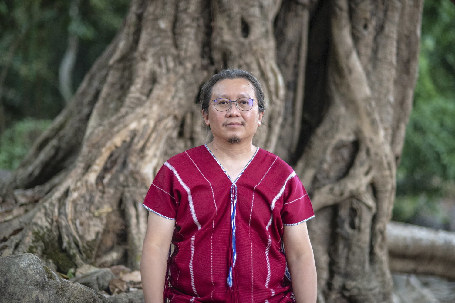 Paul Sein Twa poses for a portrait in the Karen Environmental and Social Action Network Indigenous Eco-Learning Centre in Ta May Hta village located in the Salween Peace Park in Kayin state. (Brennan O’Connor/The Goldman Environmental Prize)