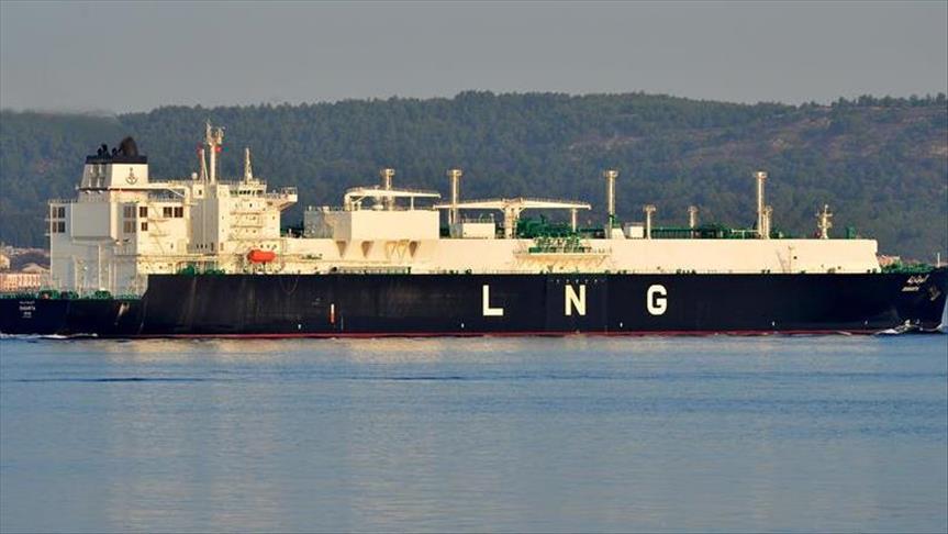 An example of a floating power plant. (Anadolu Agency)