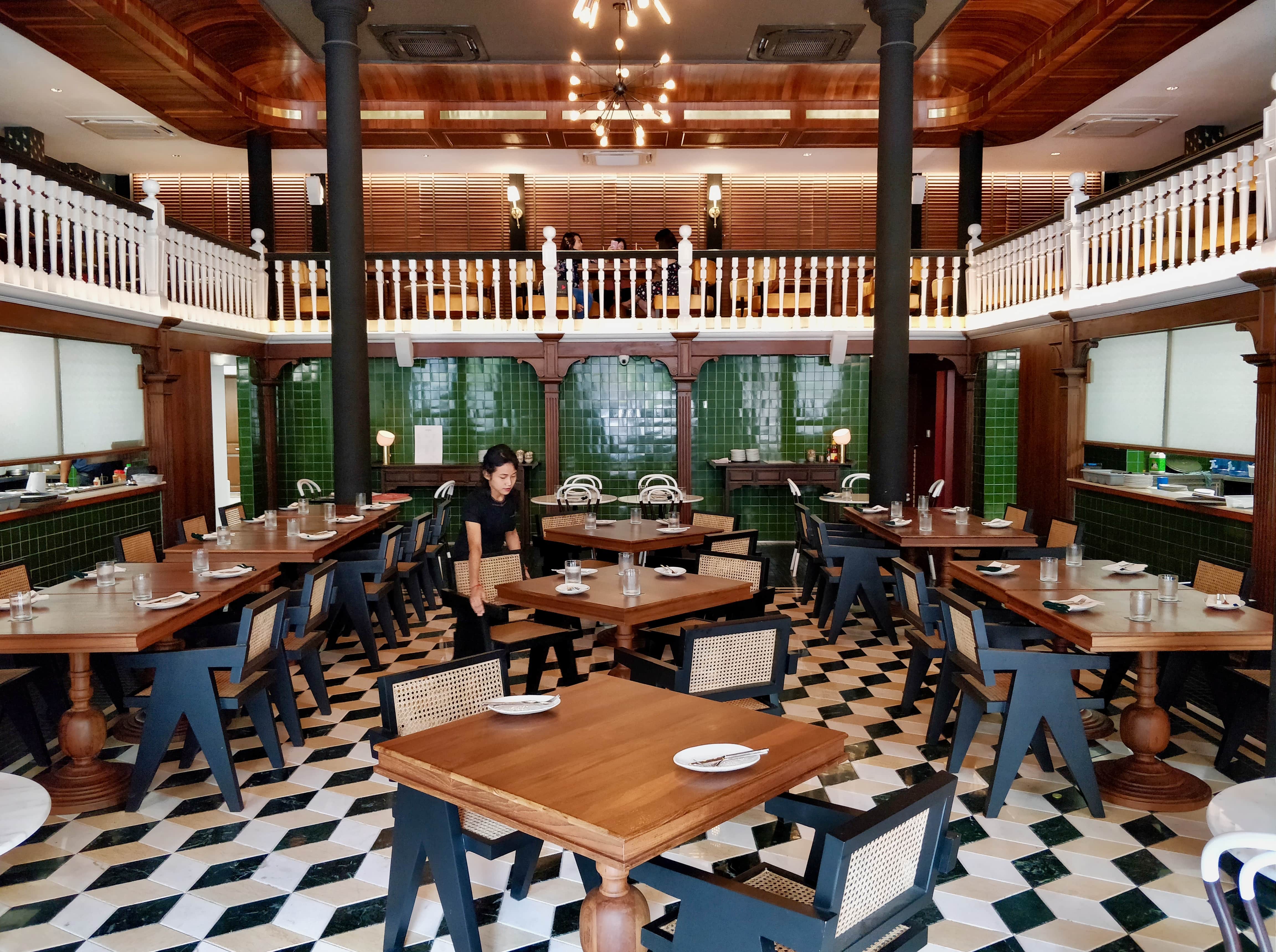 The interior of The Pansodan, a “Burmese Brasserie” promising a modern twist on Myanmar classics. (Myanmar Mix)