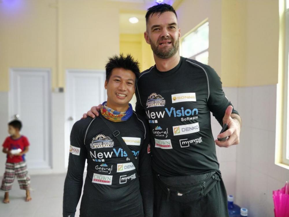 Kyaw Min Naing and Jochen Meissner. (Myanmar Mix)