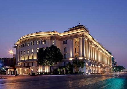 The former law courts have been transformed into a luxury hotel. (Rosewood Yangon)