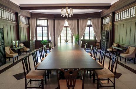 One of several restored rooms in the Pegu Club. (Dominic Horner)