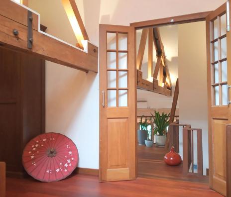 The second bedroom on the second floor.