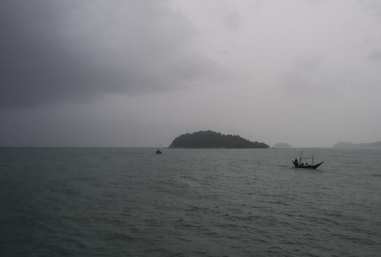 A view of the Andaman Sea from Dawei southern Myanmar. (Ye Aung Thu / AFP)