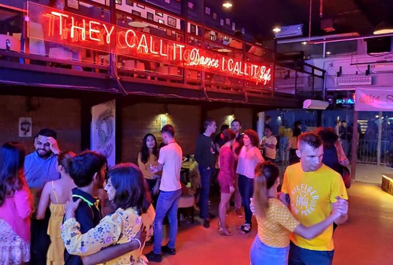 Dancers at Havana Social Club in Yangon. (Supplied)