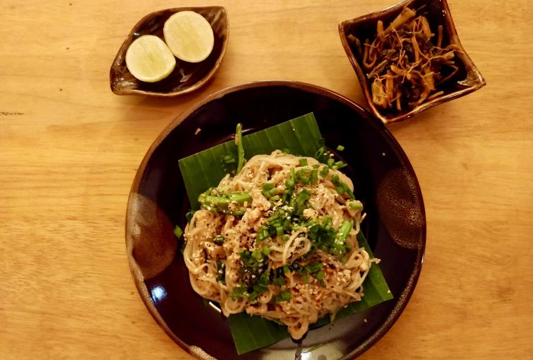 Shan noodles at Wai Wai's Noodle Place. (Myanmar Mix)