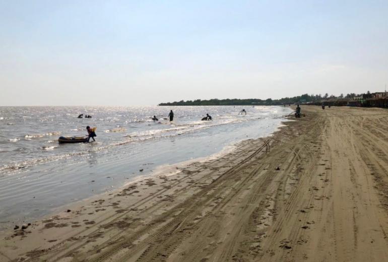 Sal Eain Tan is not the most attractive beach in Myanmar, but it's one of the closest to Yangon. (Rita Shan)