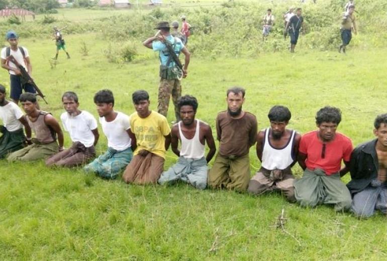 The Myanmar soldiers were sentenced for killing these 10 Rohingya villagers. (Reuters)