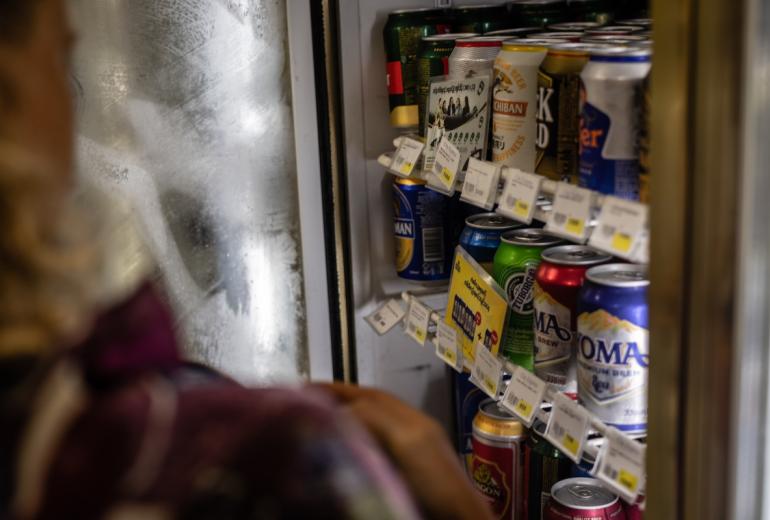 Head to your nearest Yangon convenience store to try the taste test yourself. (Photos by Ben Small)