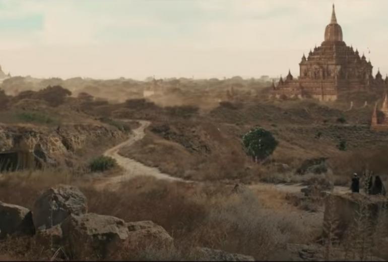 A still from the trailer for "Jiu Jitsu" starring Nicolas Cage. 
