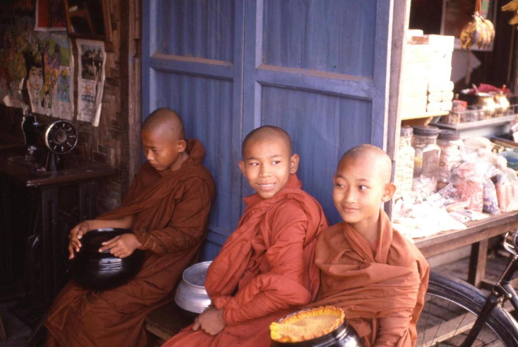 Monks in Mandalay.