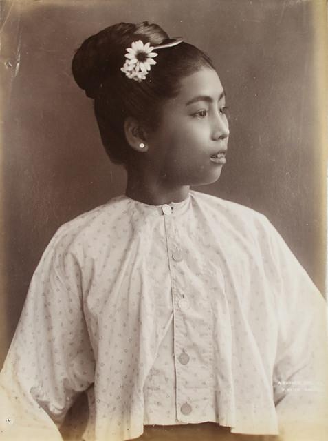 A portrait of a Burmese girl. (1907)