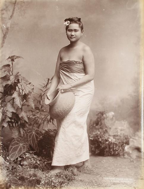 Klier labels this image &quot;a Burmese village girl.&quot; (1907)