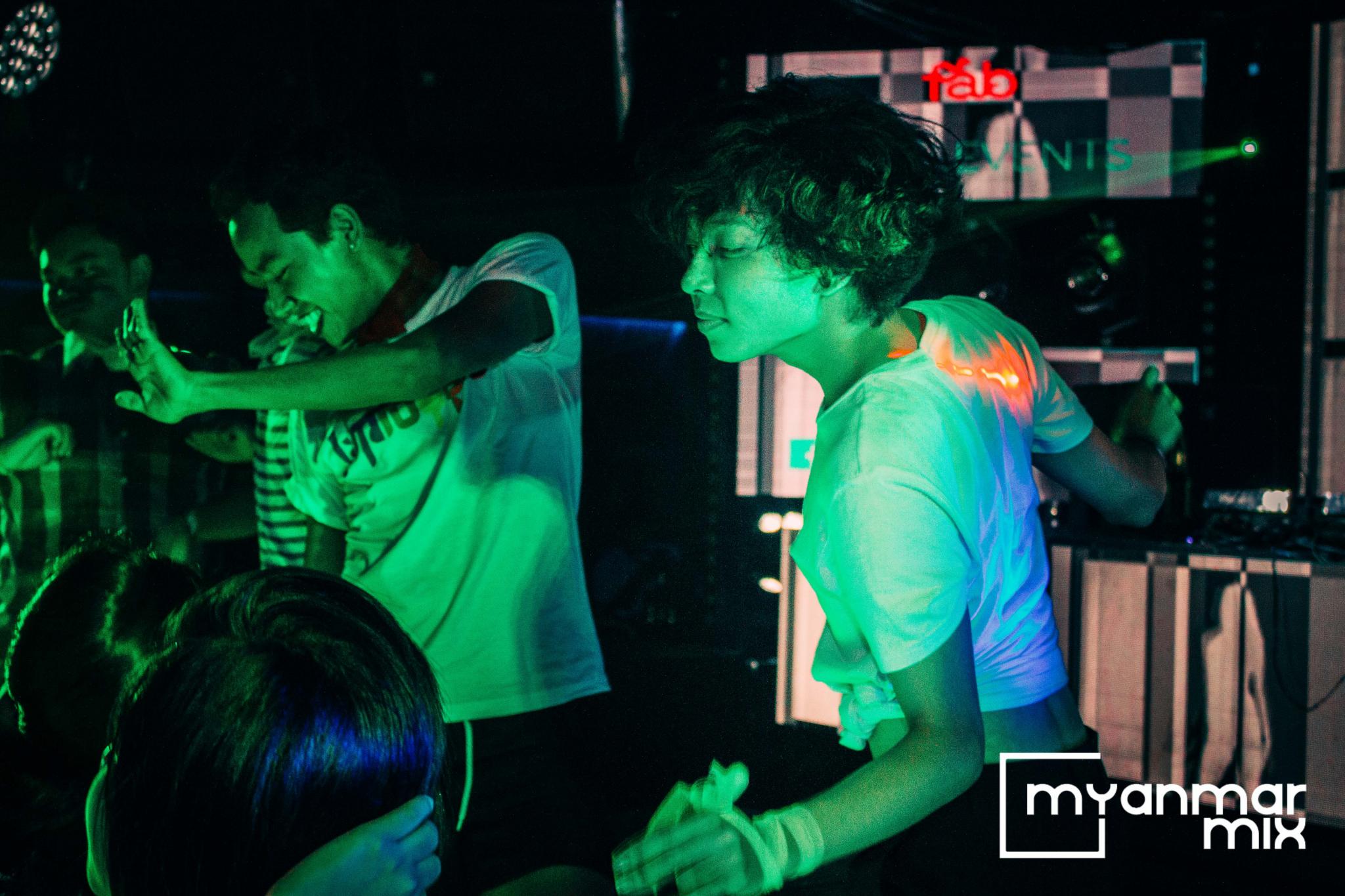 Celebrating International Day Against Homophobia, Transphobia and Biphobia at Club Pyrite in Yangon. (Leo Jackson)