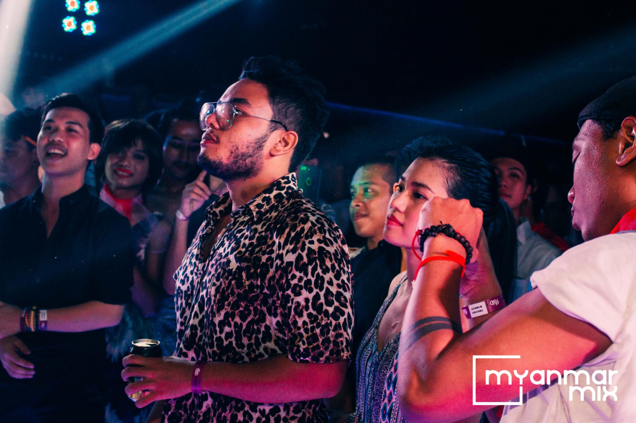 Celebrating International Day Against Homophobia, Transphobia and Biphobia at Club Pyrite in Yangon. (Leo Jackson)