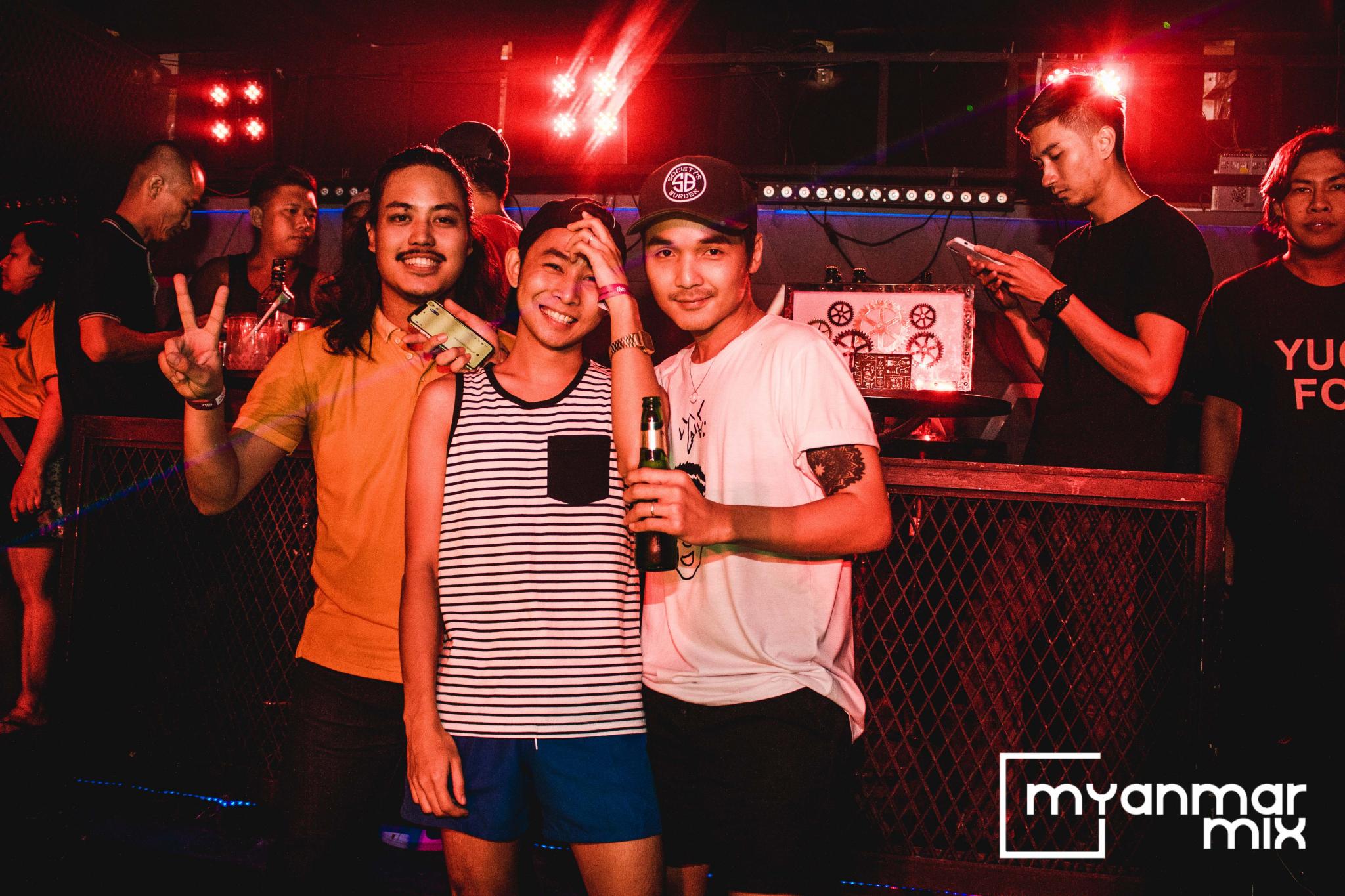 Celebrating International Day Against Homophobia, Transphobia and Biphobia at Club Pyrite in Yangon. (Leo Jackson)