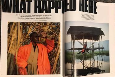 The article on Myanmar in T: The New York Times Style Magazine. (Facebook)