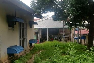 Workers erect a medical tent in the western part of the Yangon General Hospital compound on September 14. (Myanmar Mix)
