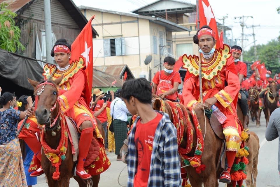  The Madaya event featured 100 horses, said a local resident.