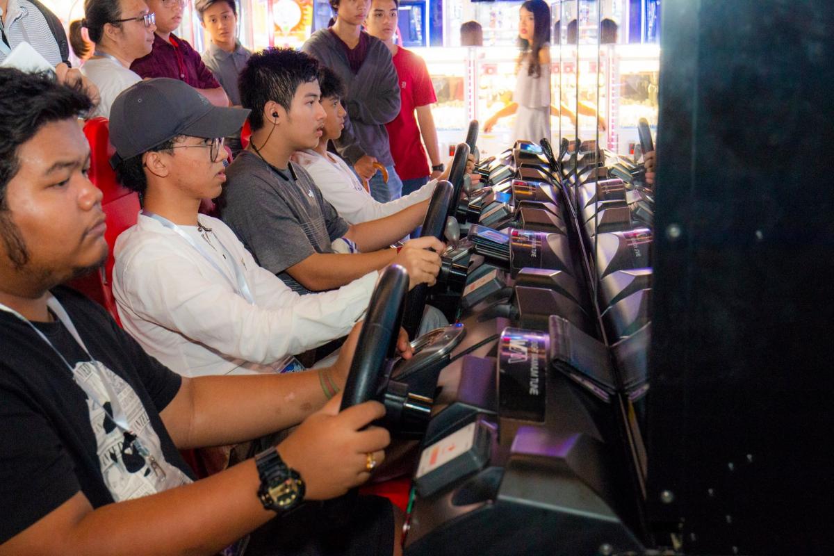 Life in the fast lane at Yangon's favourite arcade. (Alibaba Amusement / Facebook)