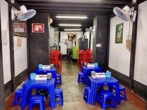 Mr Sabuti co-owner Zirlianchhunga at his eatery in downtown Yangon. (Myanmar Mix)