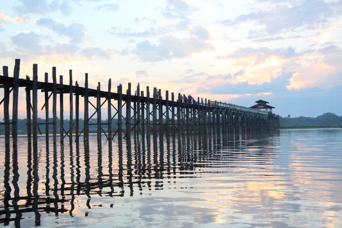 U Bein Bridge near Mandalay. (Sampan Travel)