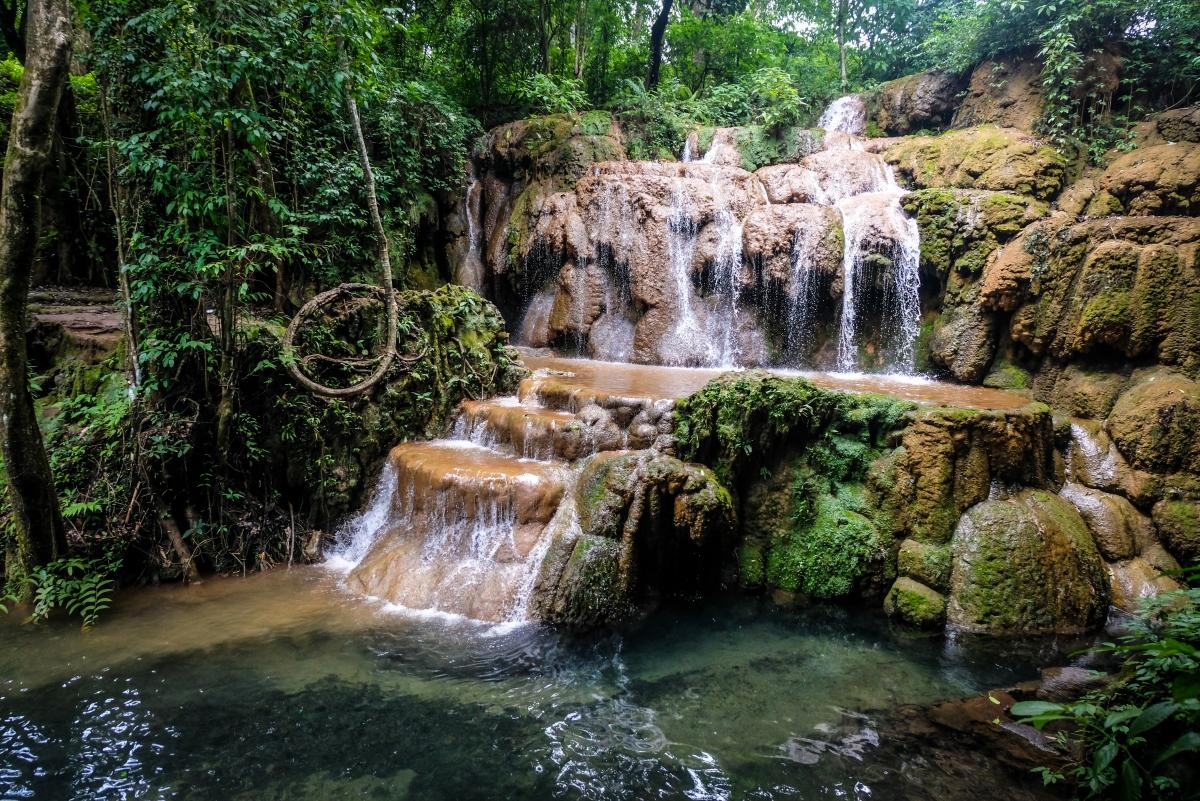 Taw Kyel Waterfall is a good spot for a refreshing swim.