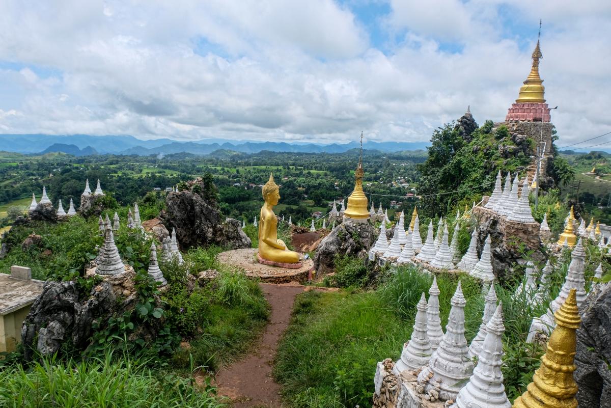 Climb to the top of Main Ma Ye Thakinma for spectacular views.