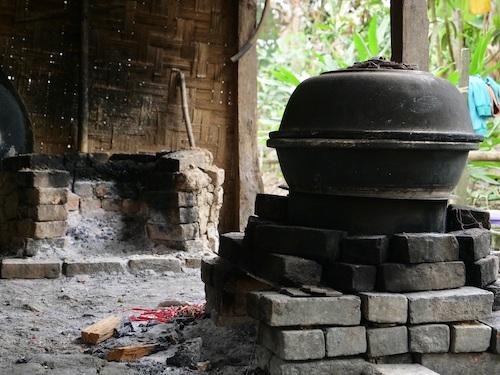 The still in U Po Zo's backyard produces the area's favourite moonshine. (Face of Indawgyi)